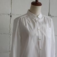 PULETTE Broadcloth Gather Shirt col:WHITE