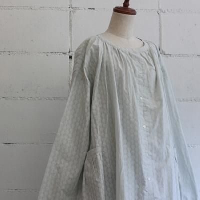 Veritecoeur プリントギャザーワンピース col:GRY PT