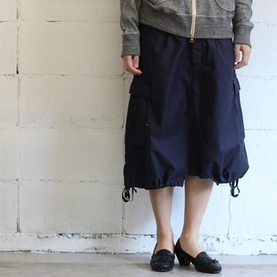 kha:ki BDU CARGO SKIRT col:NAVY