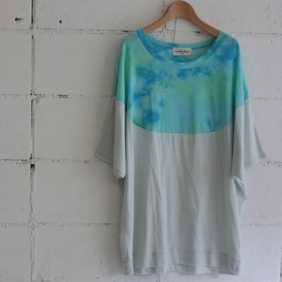 masterkey Men's タイダイドルマンTシャツ col:BLU