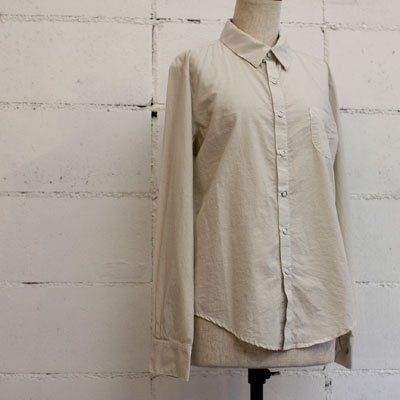 yohaku ring shirt col:light gray