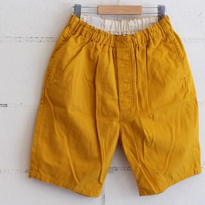 Ordinary fits TRAVEL SHORTS col:MUSTARD