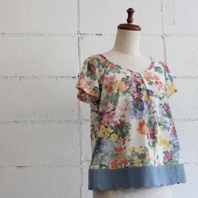 haupia フラワーガーデンプルオーバーカットソー col:02 オフ