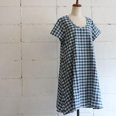 kelen SHIHO CHECK col:BLUE