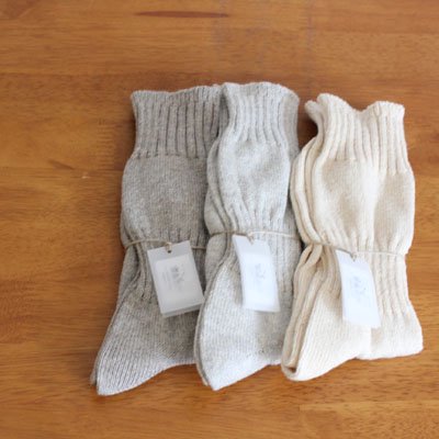 evam evarecycled cotton rib socks col:03 ʥ 10 ١ 82 饤ȥ졼