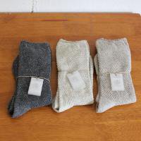 evam evarecycled cotton moss stitch socks col:10 ١ 82 饤ȥ졼 89 㥳