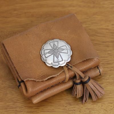 Master&Co. CAMEL WALLET WITH CONCHO col:85 キャメル
