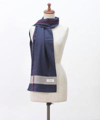 [THANK SOLD] PULETTE(ץå)Creative Check Stole col:NAVY
