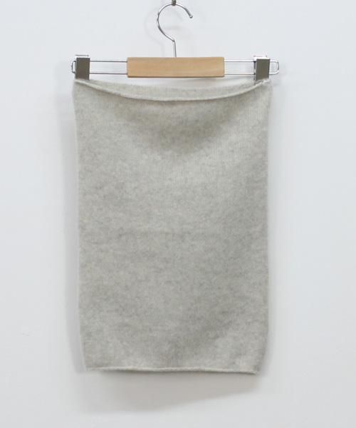 evam eva cashmere neck warmer col:ライトグレー | cotyle