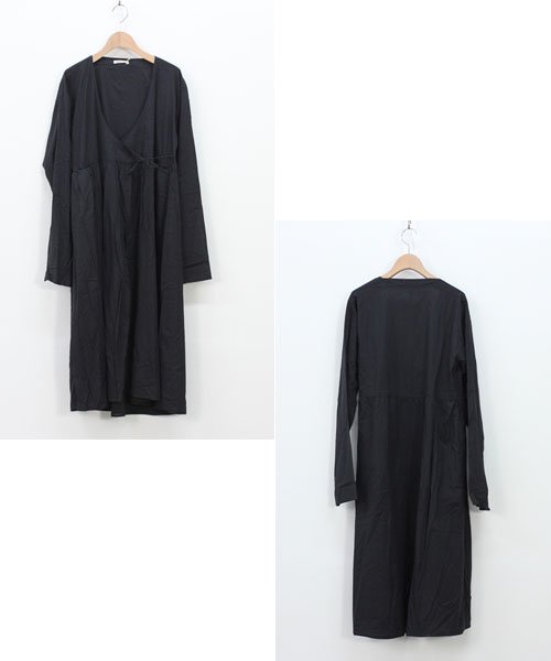 Veritecoeur 刺繍入りカシュクールワンピース col:BLACK | cotyle