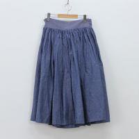 GARMENT REPRODUCTION OF WORKERSHUNGARY FARMERS SKIRT col:BLUE CHECK