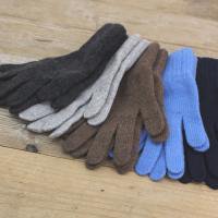 WILLIAM BRUNTON HAND KNITSCashmere Gloves col:L.BLUENAVYBROWNL.GRAYD.GRAY