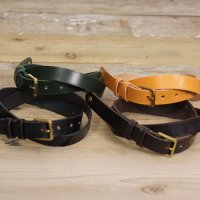[SOLD OUT]MASTER&Co.UK BRIDLE LEATHER٥ col:45.GREEN80.NATURAL88.CHOCO99.BLACK