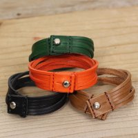 [SOLD OUT]MASTER&Co.BUTTERO LEATHER ֥쥹å col:45.GREEN65.ORANGE83.BROWN99.BLACK