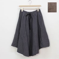[SOLD OUT]KLASICA (饷)all butter HALF BIAS BALOON SKIRT col:BLUE G , BRW G