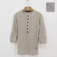 [SOLD OUT]KLASICA (饷)LUWAK ? SLEEVE HENRY NECK C&S col:BEG , GRY