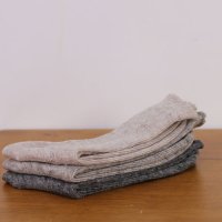 evameva (२) linen rib socks