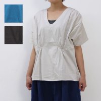 [SOLD OUT]yohaku / ϥ shoulder gather top