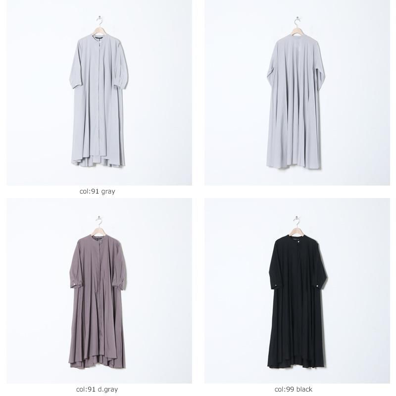mizuiro ind (ミズイロインド) スタンドカラー フレアロング