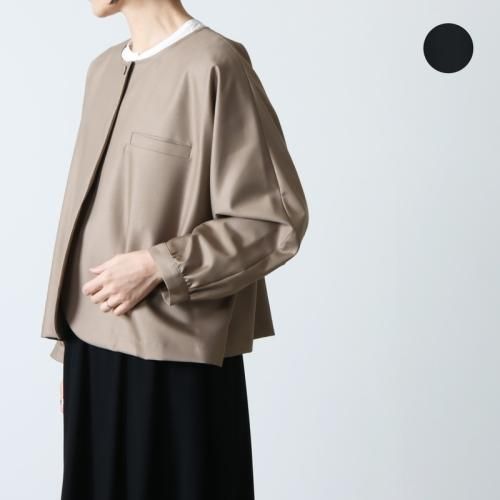 ジャケット・アウター ina 楽天市場】ジャケット 単品 全2色 バイカラーショート丈 襟付き