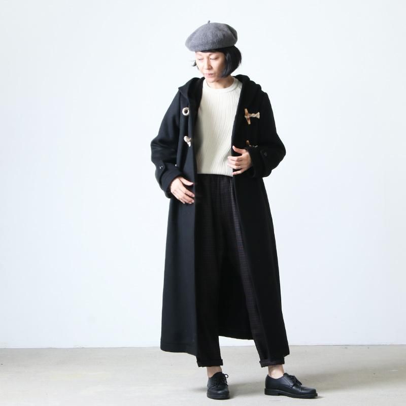 mizuiro ind (ミズイロインド) Aラインダッフルロングコート