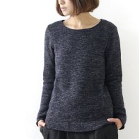 [SOLD OUT]yohaku / ϥ cut off l/s pull over