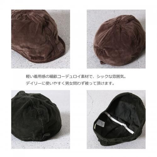 TATAMIZE (タタミゼ) WORK CAP CORDUROY / ワークキャップ