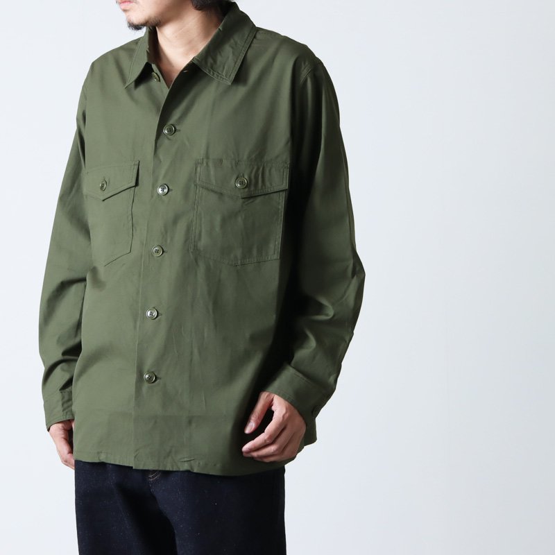 yaeca shirts jacket olive Lサイズ