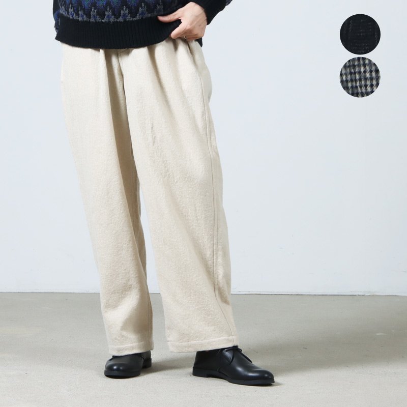 Charpentier de Vaisseau (シャルパンティエ ドゥ ヴェッソ) Barba Co/Wo Drawstring Pants /  コットンウールドローストリングパンツ