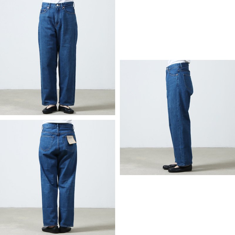 YAECA (ヤエカ) 11-13U DENIM PANTS WIDE STRAIGHT / デニムパンツワイドストレート