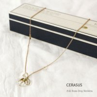 CERASUS (饹) 徽Brass Drop Neckless