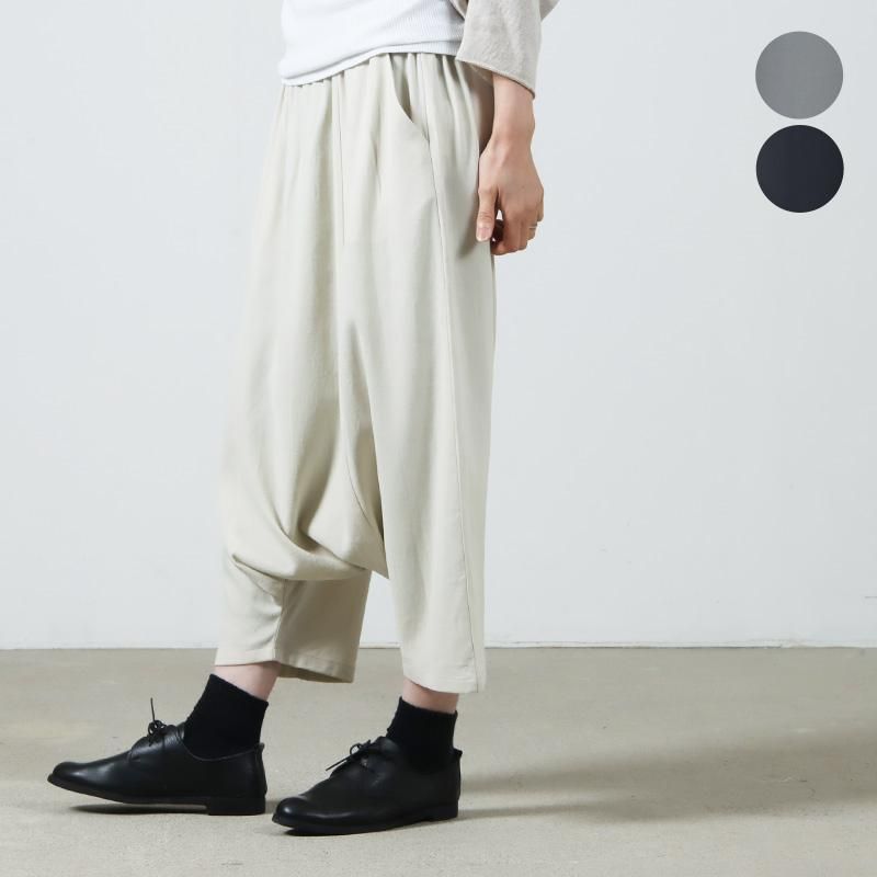 evameva (エヴァムエヴァ) cotton sarrouel pants / コットン