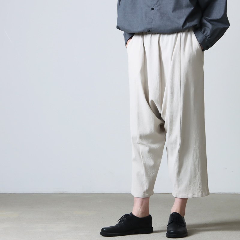 evameva (エヴァムエヴァ) cotton sarrouel pants / コットンサルエル 