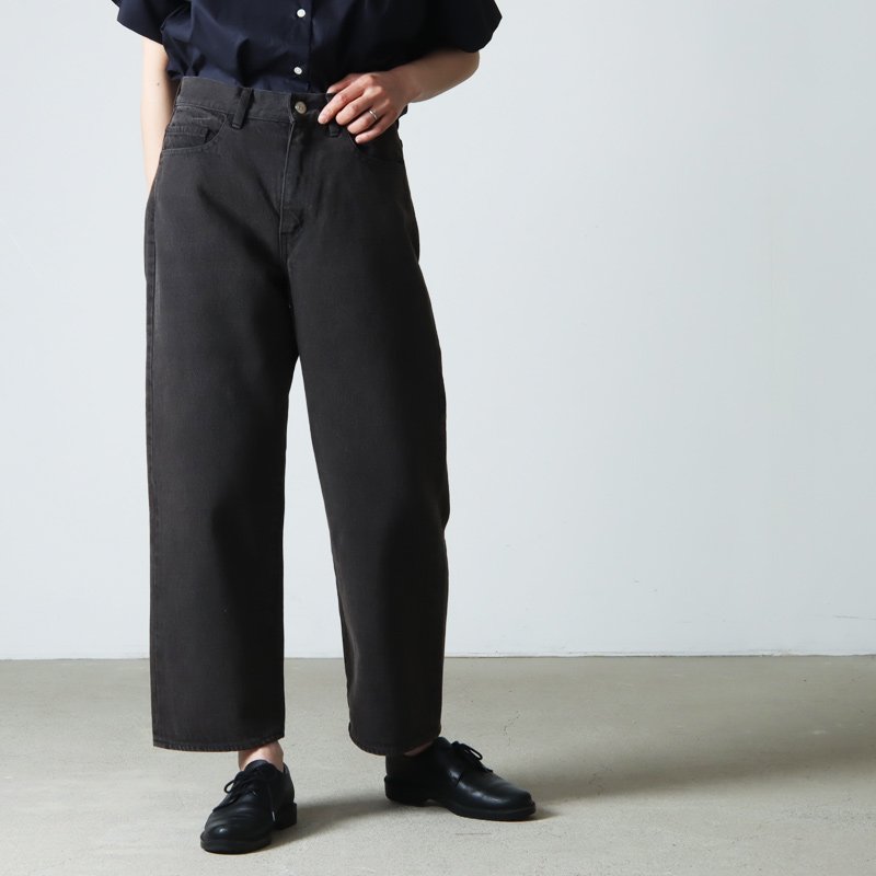 YAECA (ヤエカ) CONTEMPO DENIM PANTS WIDE CROPPED / コンテンポ