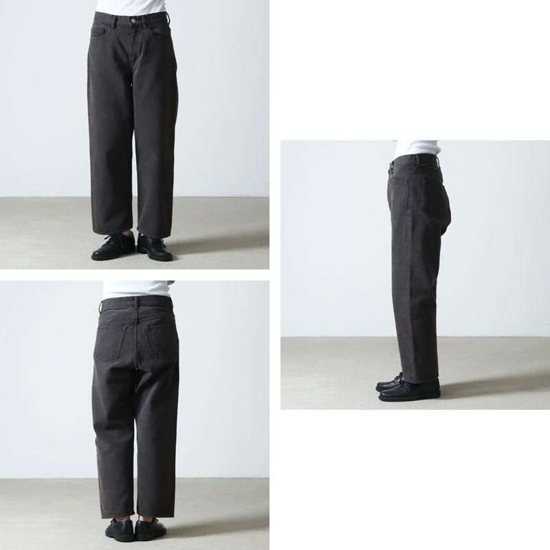YAECA (ヤエカ) CONTEMPO DENIM PANTS WIDE CROPPED