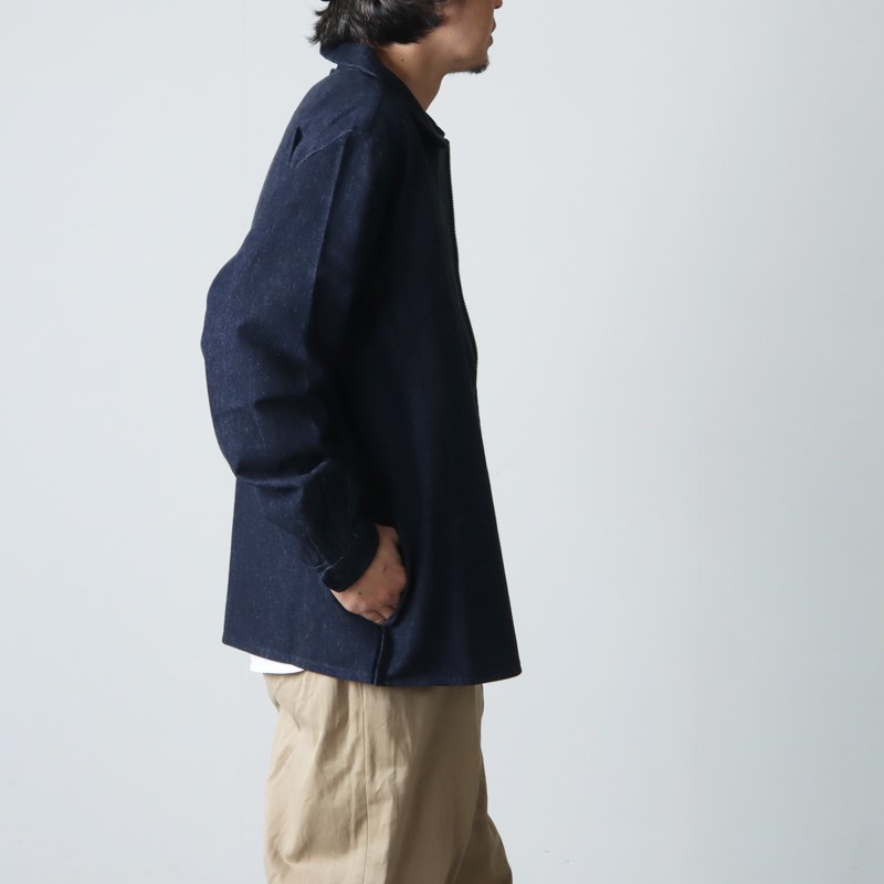 YAECA (ヤエカ) ZIP SHIRT / ジップシャツ