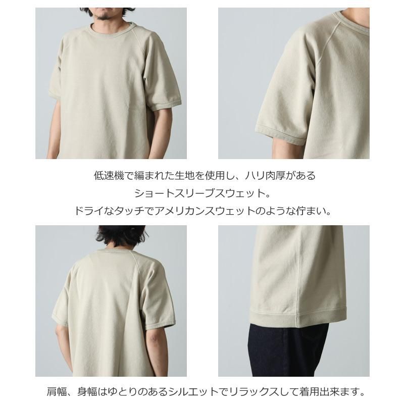 YAECA (ヤエカ) SHORT SLEEVE SWEAT / ショートスリーブスウェット