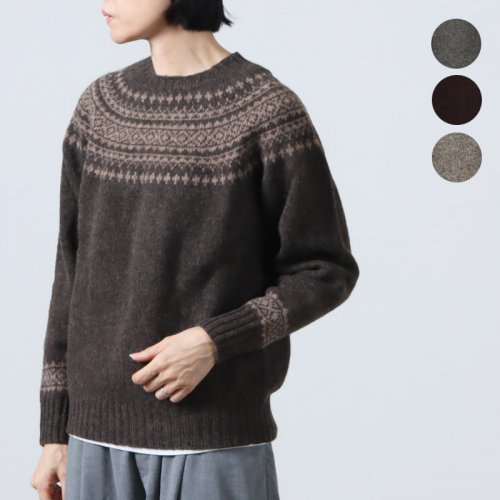 NOR'EASTERLY (Υ ꡼) L/S CREW 2TONE NORDIC / 磻ɥͥå2ȡΥǥå