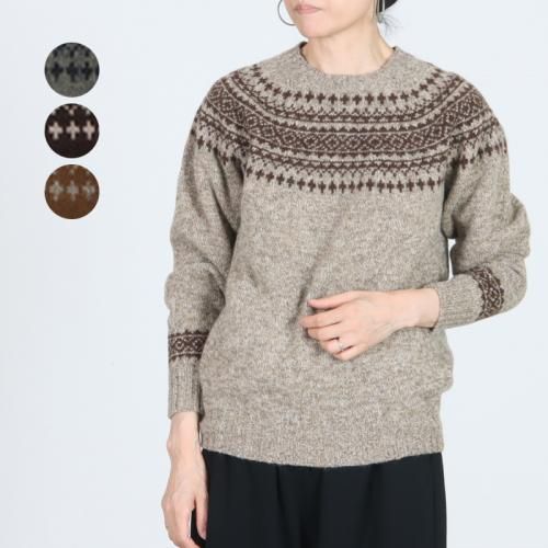 NOR'EASTERLY (Υ ꡼) L/S CREW 2TONE NORDIC / 󥰥꡼ 롼2ȡ Υǥå