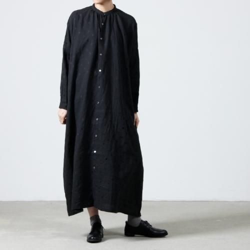 Antiquites noir イチアンティークス リネンワンピース ICHI Antiquite's（イチ アンティークス）/ フレンチリネン