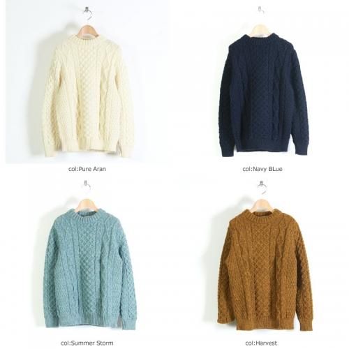 Kerry Woollen Mills (ケリーウーレンミルズ) Aran Cable Crew