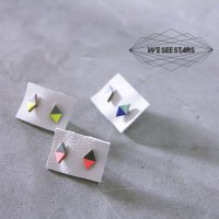 WE SEE STARS () Hand Painted Lether pierce