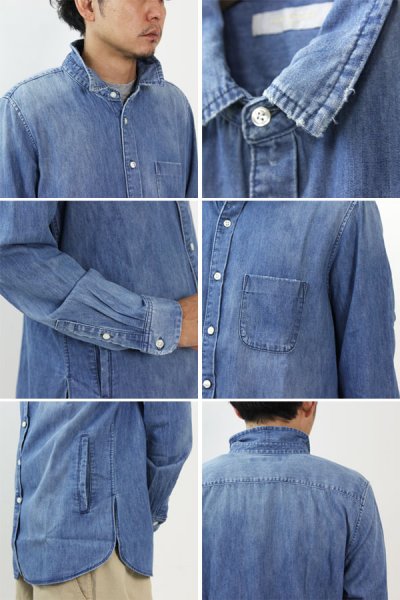 ONES STROKE (ワンズストローク) Denim Long Shirt