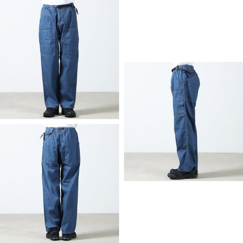GRAMICCI (グラミチ) × and wander DENIM BAGGY PANTS #MEN GRAMICCI (グラミチ) × and wander DENIM BAGGY PANTS #MEN