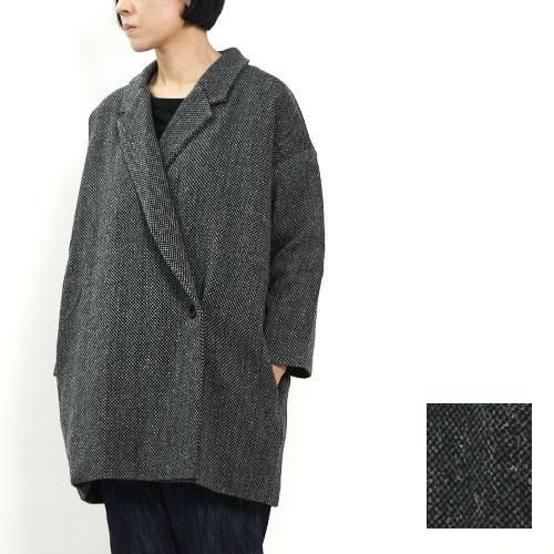 ICHI Antiquites (イチアンティークス) 太ミックスツイードコート