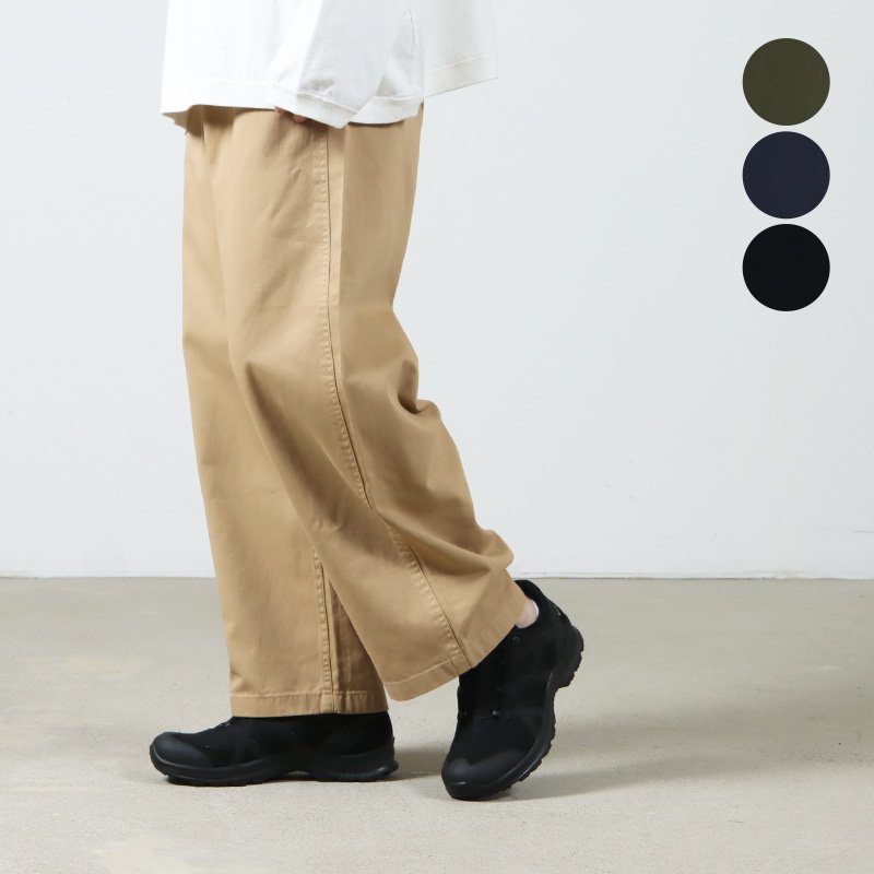 GRAMICCI (グラミチ) 【Japan Exclusive】TWILL WIDE PANT #MEN /  【日本限定モデル】ツイルワイドパンツ（メンズ）