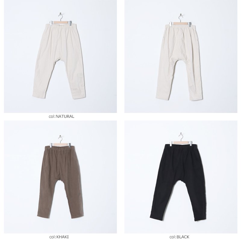 jujudhau (ズーズーダウ) MONPE PANTS / モンペパンツ