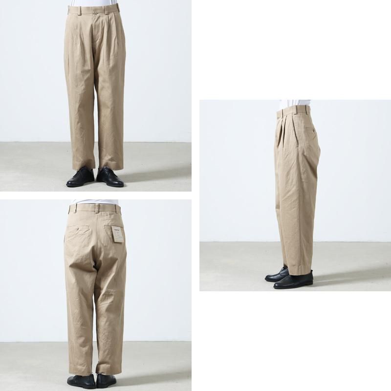 YAECA (ヤエカ) CHINO CLOTH PANTS TAC TAPERED