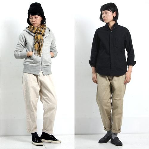 【タグ付き】 YAECA ヤエカ 綿麻 ツータックテーパードパンツ YAECA (ヤエカ) CHINO CLOTH PANTS TWO TUCK TAPERED