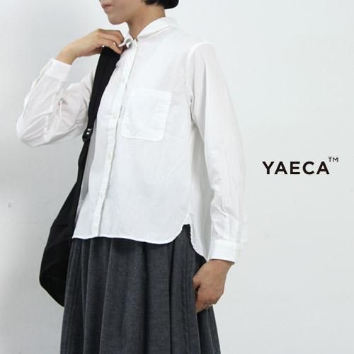 YAECA (ヤエカ) WRITE BUTTON SHIRT LIBERTY COTTON / ボタン